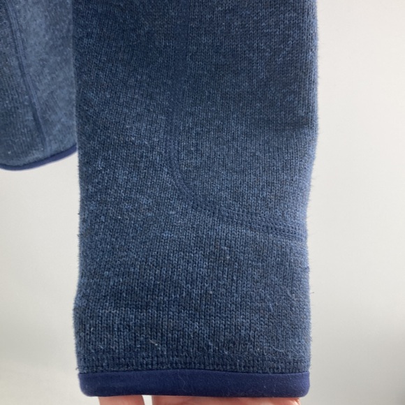 Patagonia Womens Navy Blue 1/4 Zip Better Sweater Fleece Jacket Size Medium - Picture 6 of 12